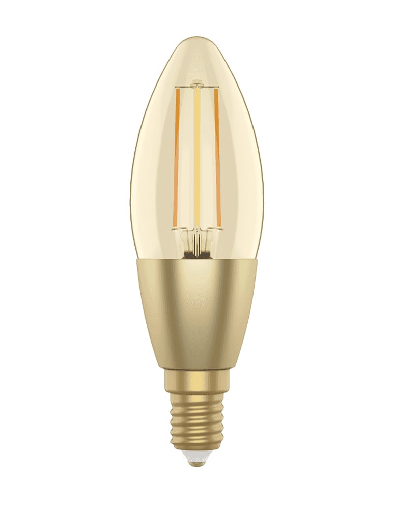 Smart bulb candle AND 14 4,9 W LED hot amber filament Alexa Google - Woox IC-WO 5141