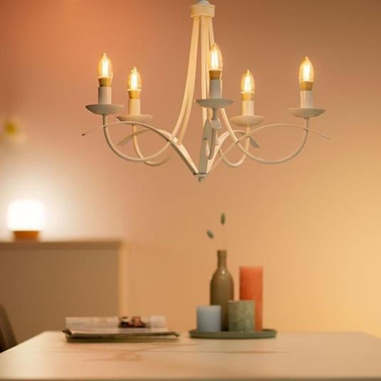 Lampadina Intelligente Candela E14 Ambra Calda 4,9W LED a Filamento Alexa Google Assistant - Woox IC-WO5141