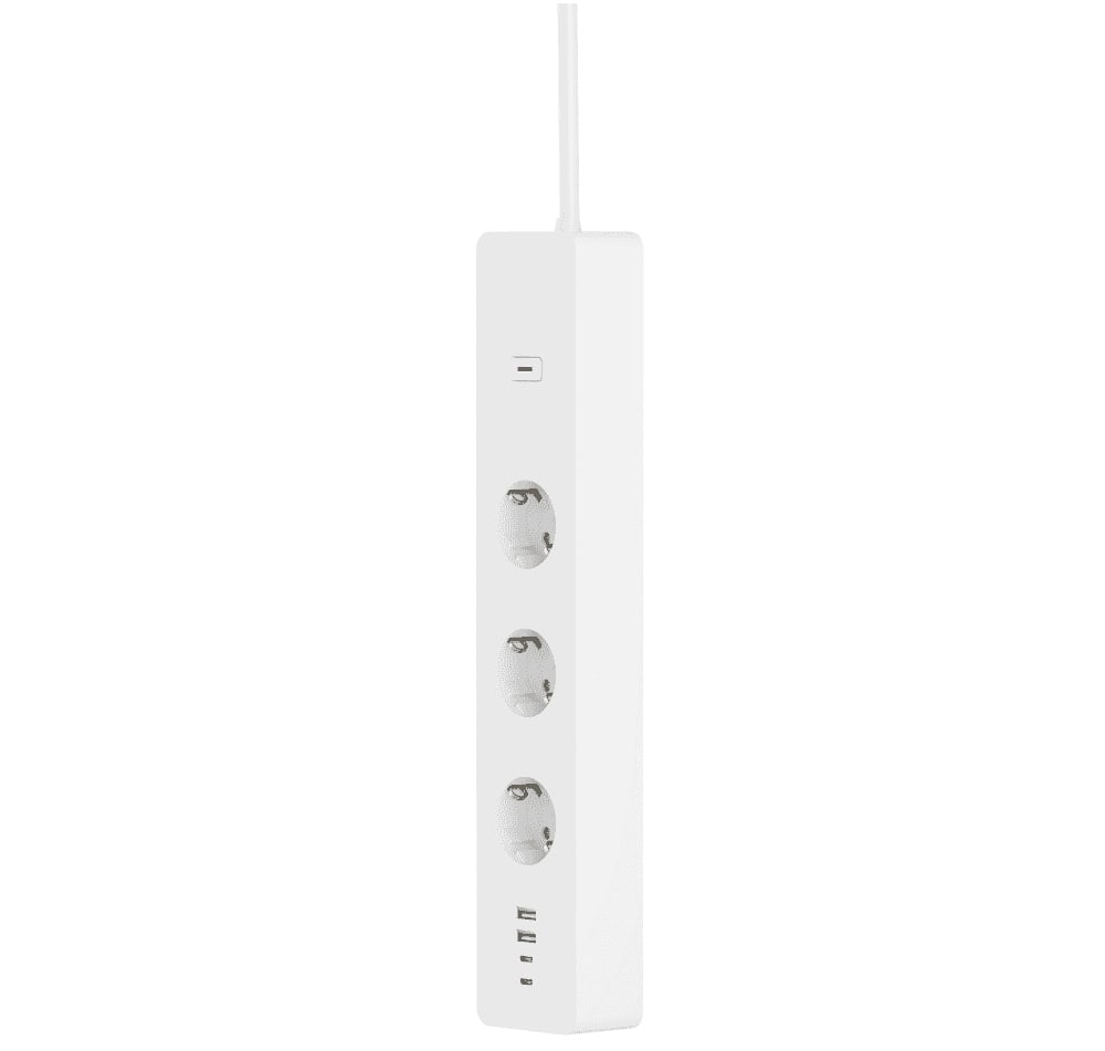 Multipresa Intelligente 3 Prese Schuko 4 USB Controllo Vocale, R6132 - Woox IC-WO6132
