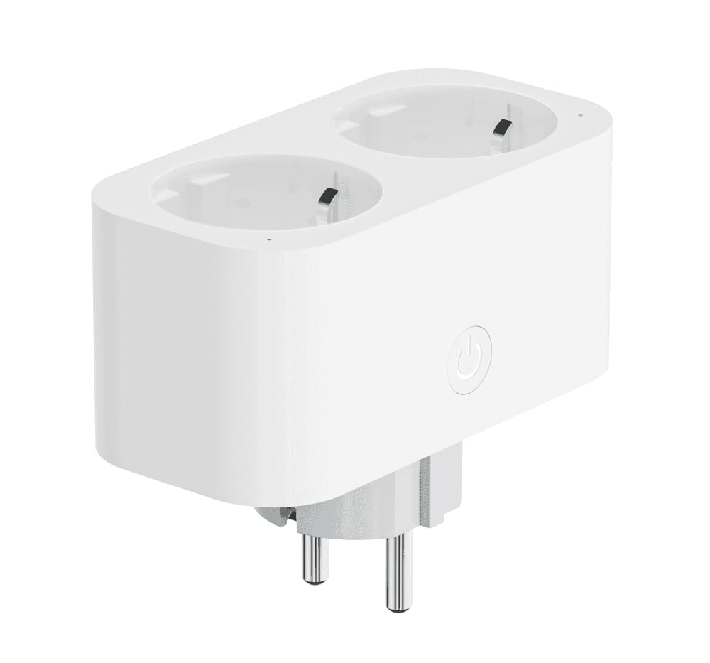 Intelligent socket Wi-Fi 2 xSchuko voice control Alexa - Woox IC-WO 6153