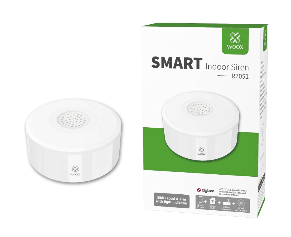 Sirena Smart Interna, R7051 Zigbee - Woox IC-WO7051