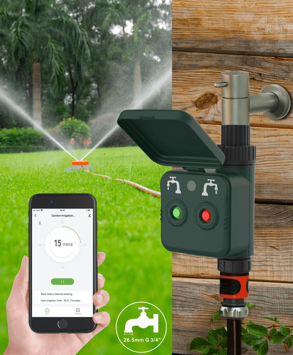 Controllo Intelligente Irrigazione Giardino Zigbee - Woox IC-WO7060