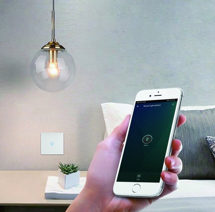 Interruttore della Luce Intelligente WiFi Controllo Vocale Alexa, R7063 Zigbee - Woox IC-WO7063