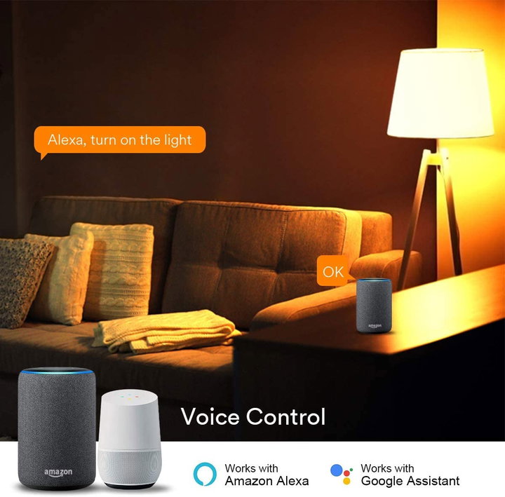 Lampadina LED E27 Filamento Smart Controllo Vocale Alexa - Woox IC-WO9078