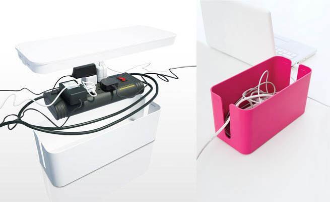 Large Black Cable Box - Logilink ICA-BOX BB