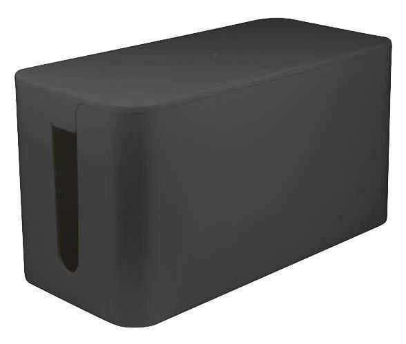 Medium Black Cable Management Box - Logilink ICA-BOX SB