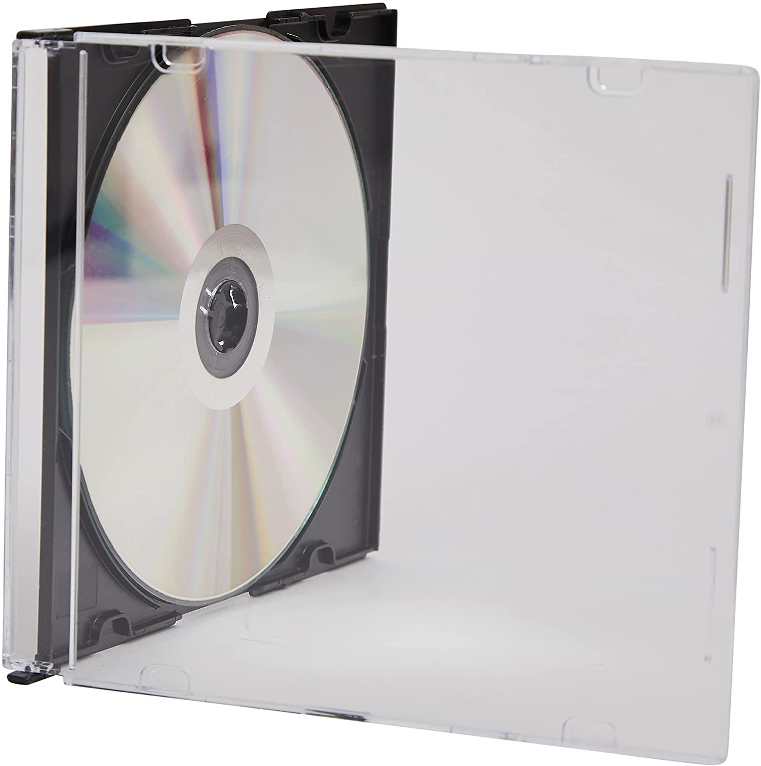 Porta CD Slim Jewel Case Nero - Manhattan ICA-CD 01-BK