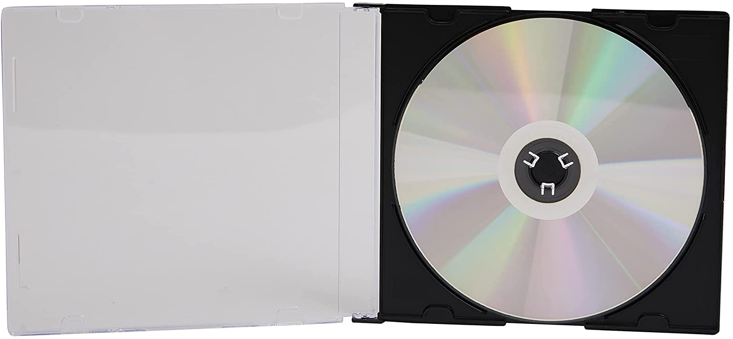 Porta CD Slim Jewel Case Nero - Manhattan ICA-CD 01-BK