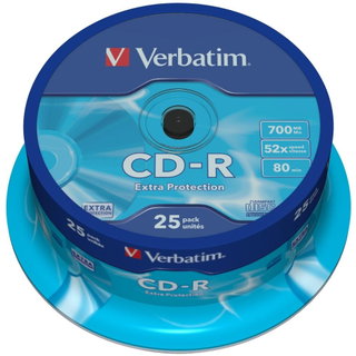 Spindle 25 CD-R Extra Protection 700MB - Verbatim ICA-CD-C25