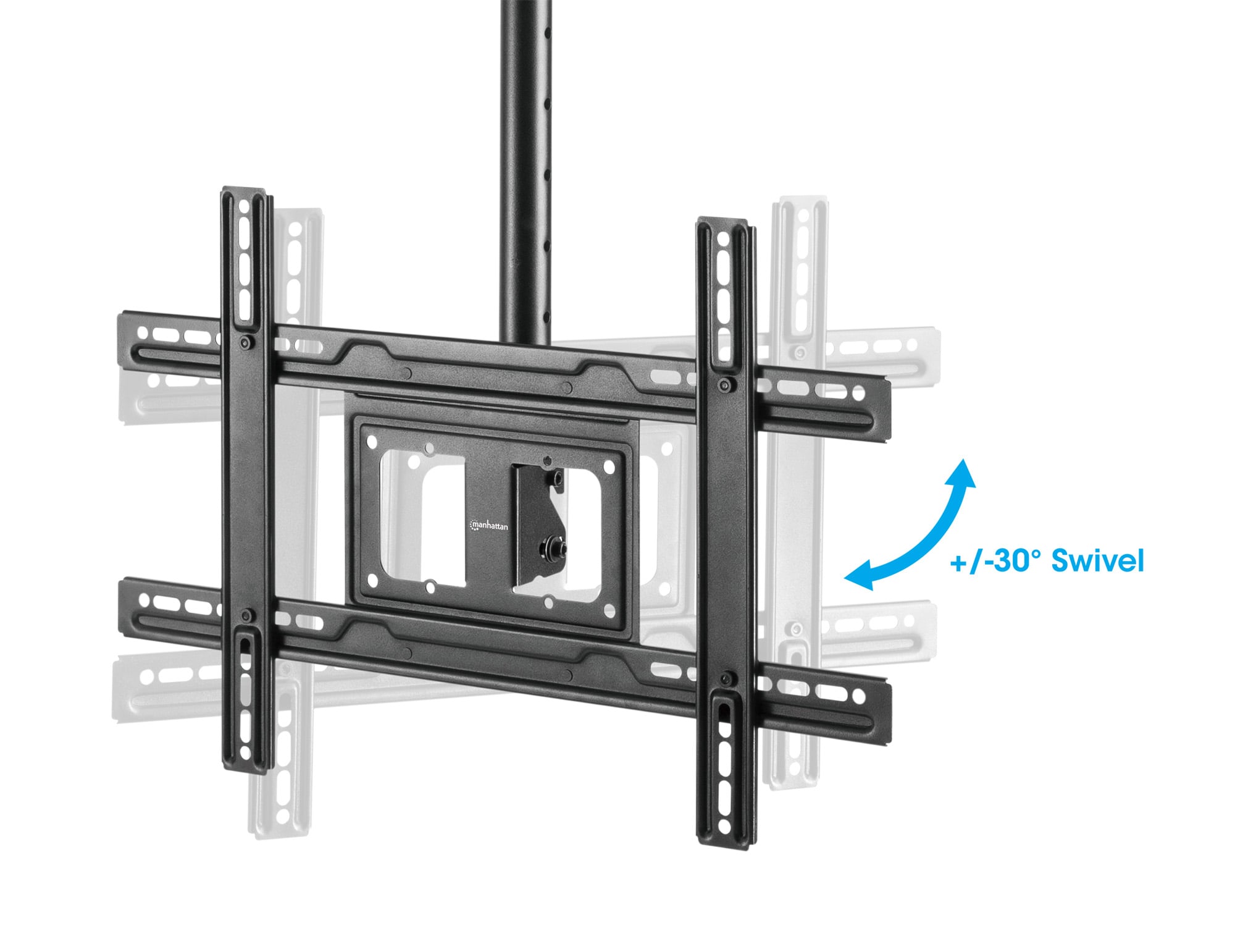 Supporto da Soffitto TV 37''-80'' Full-Motion Altezza Regolabile - Manhattan ICA-CPLB 051