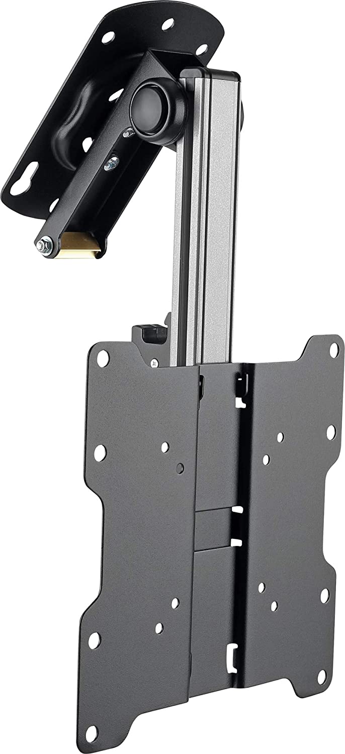 Staffa TV da Soffitto Dritto e Inclinato per TV LED/LCD 17''-37'' Nero - Techly ICA-CPLB 222