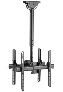 Telescopic Ceiling Mount for 2 TVs 32-75" VESA 400x400 - Techly ICA-CPLB 944D