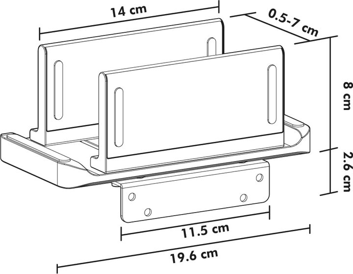 Supporto Universale per Mini PC - Logilink ICA-CS 210