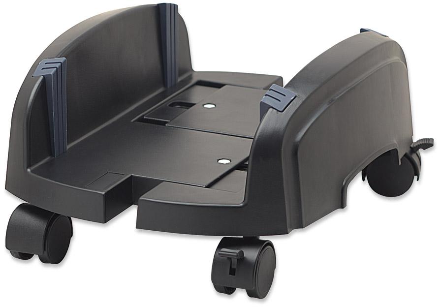 Supporto per PC in Plastica HIPS Regolabile Colore Nero - Manhattan ICA-CS 41