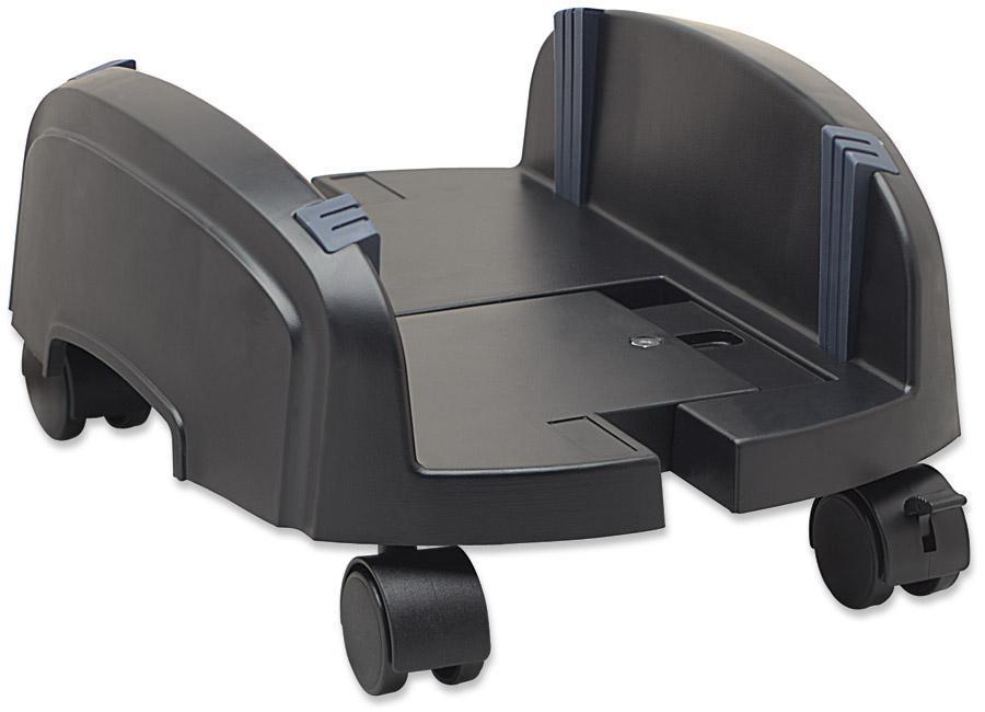 Supporto per PC in Plastica HIPS Regolabile Colore Nero - Manhattan ICA-CS 41