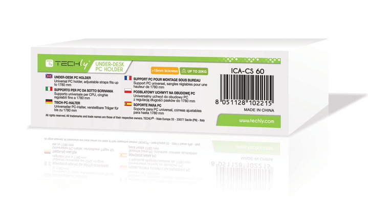 Supporto per PC da sotto scrivania - Techly ICA-CS 60