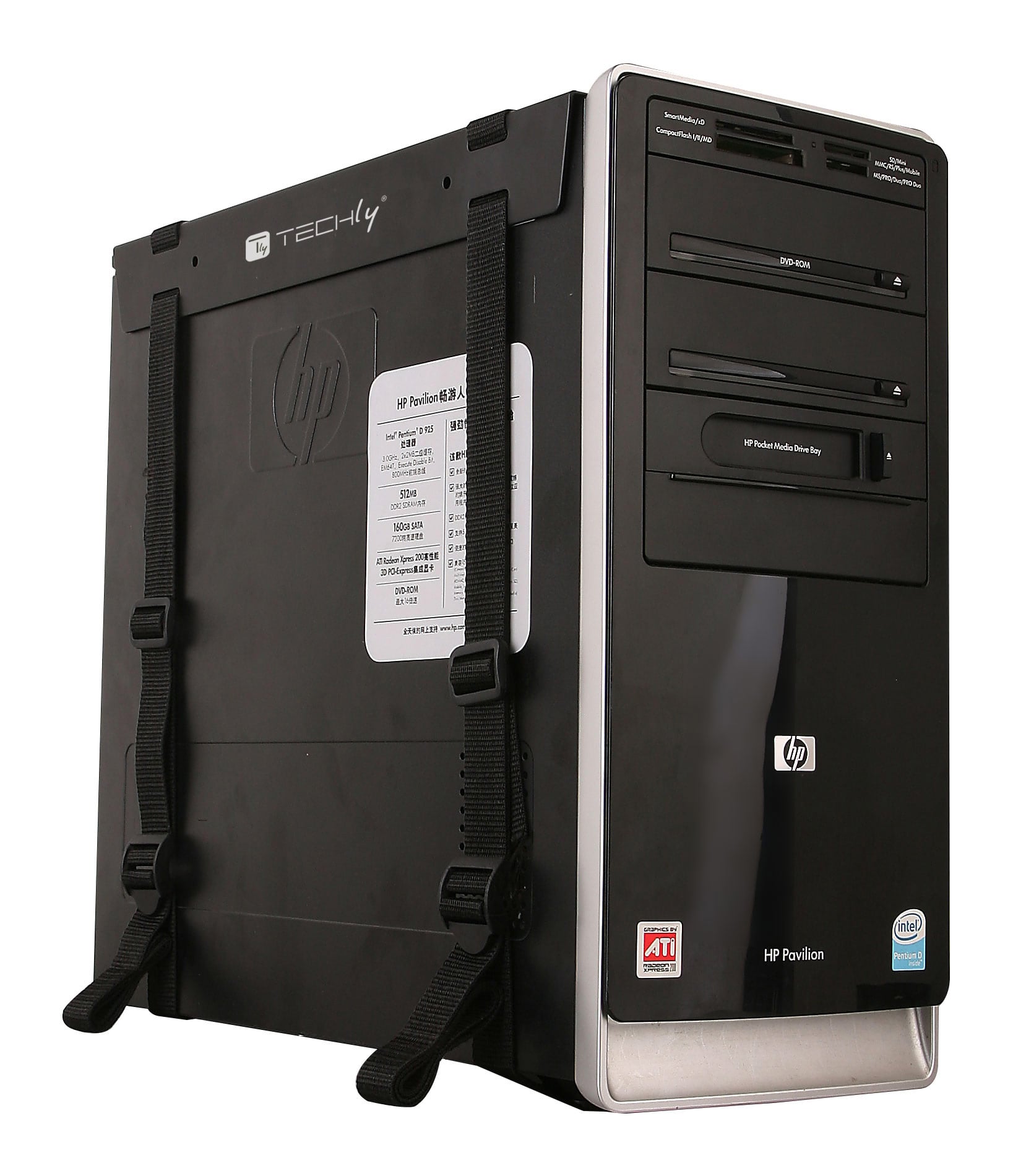 Support for PC from Under Desk - Techly ICA-CS 60