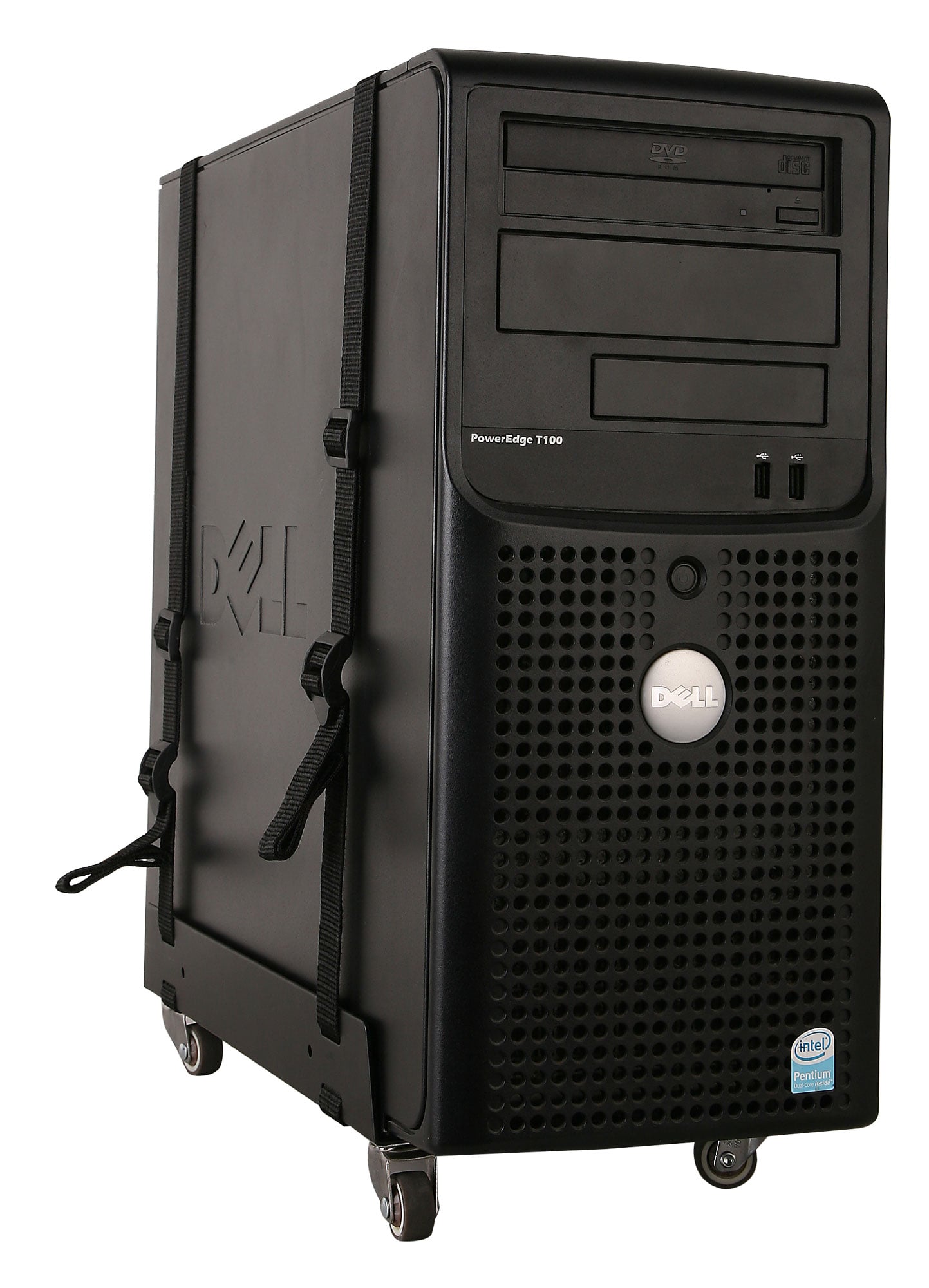 Universal Support for PC Case Tower with Wheels - Techly ICA-CS 61
