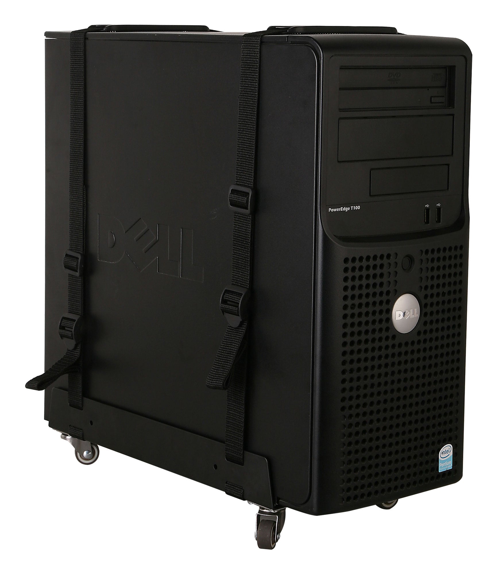 Universal Support for PC Case Tower with Wheels - Techly ICA-CS 61