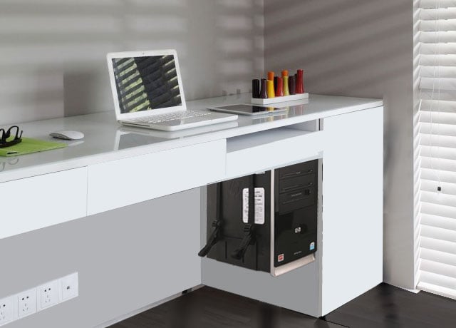 Supporto per PC da muro o parete scrivania - Techly ICA-CS 62