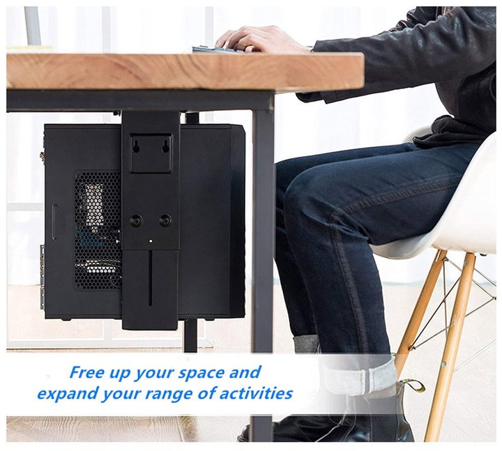 Supporto PC Sotto Scrivania / Parete Regolabile - Techly ICA-CS 66