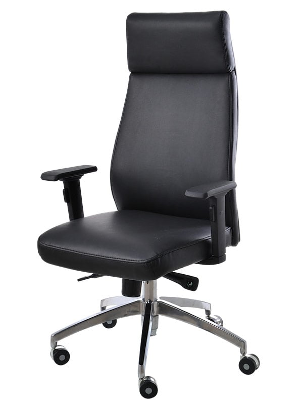 Poltrona Direzionale con Braccioli Nera - Techly ICA-CT 073BK