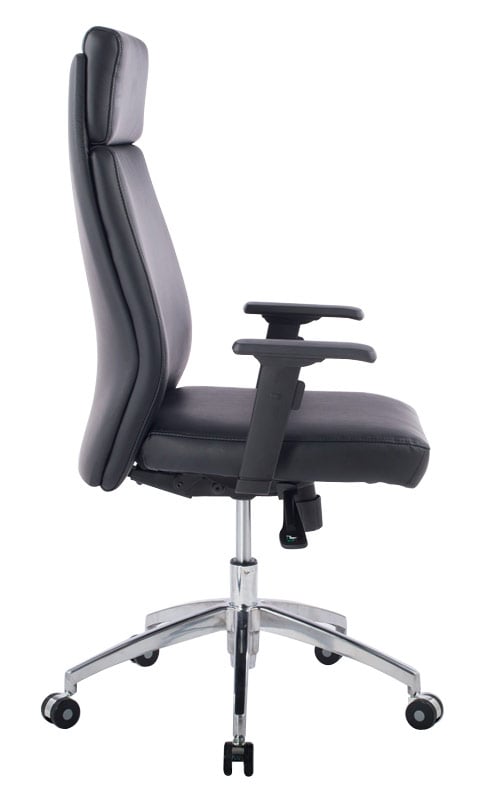 Poltrona Direzionale con Braccioli Nera - Techly ICA-CT 073BK