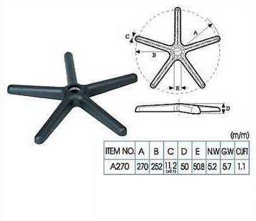 Base di Ricambio per Sedia Operativa - Techly ICA-CT 891-BASE