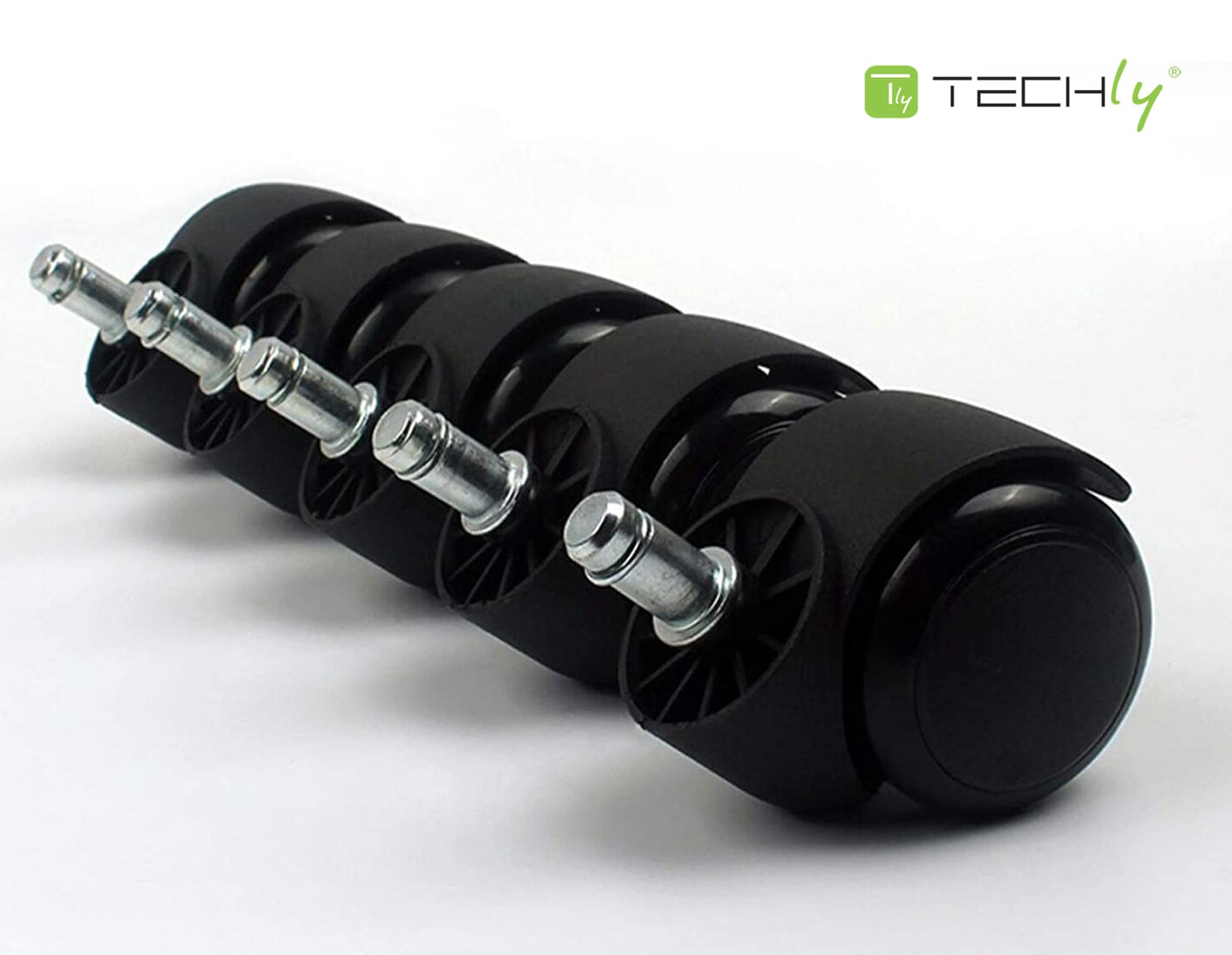 Ruota a Clip Sostitutiva per Sedie - Techly ICA-CT 892-WHE