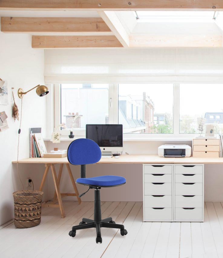 Sedia per Ufficio Colore Blu - Techly ICA-CT CD102BLU