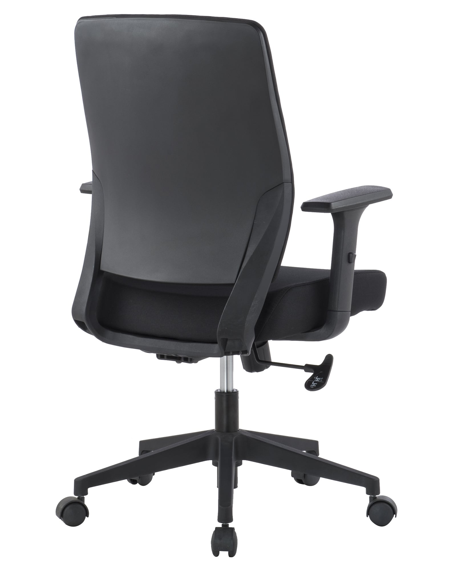 Poltrona da Ufficio con Seduta Imbottita e Braccioli - Techly ICA-CT DC001BK