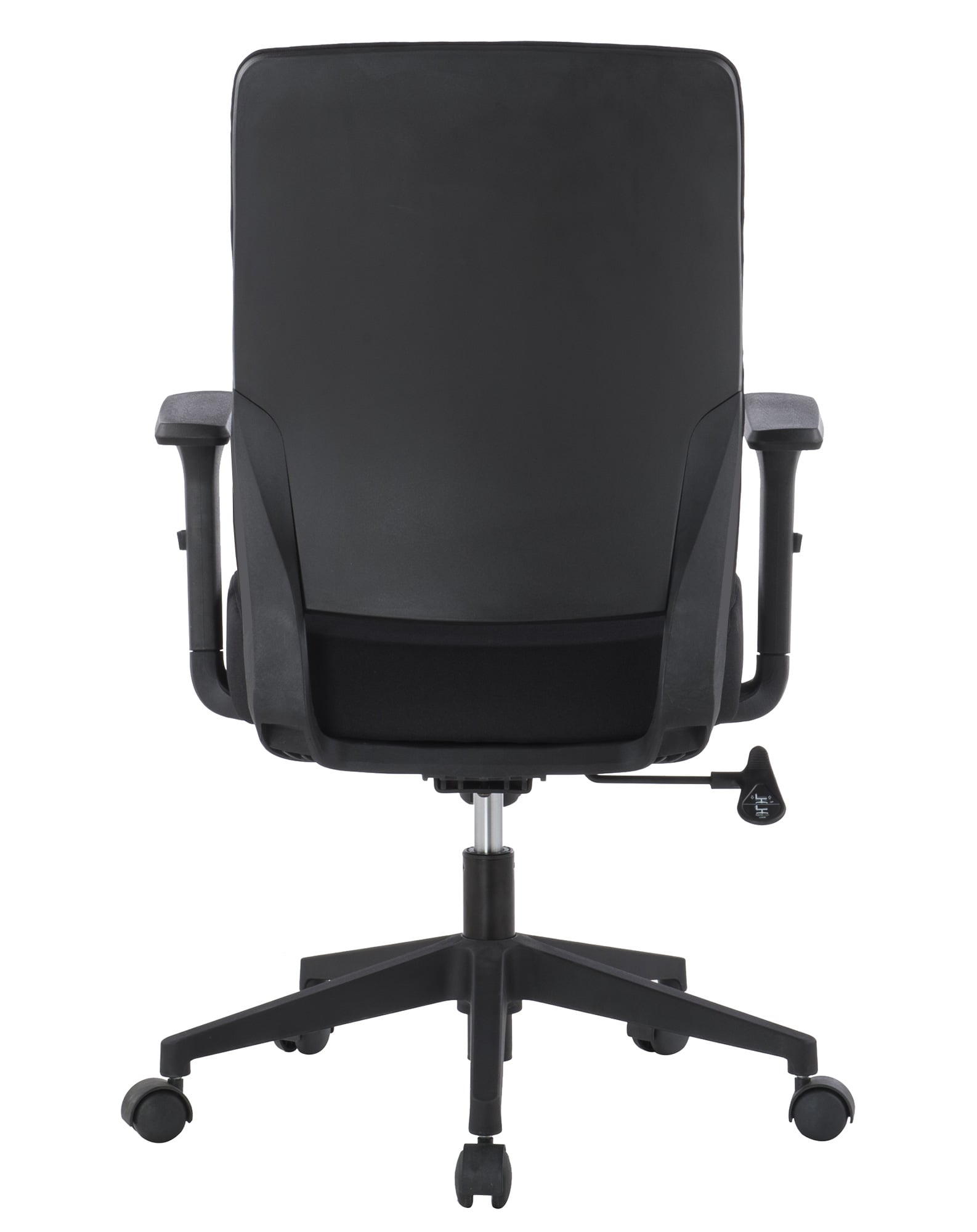 Poltrona da Ufficio con Seduta Imbottita e Braccioli - Techly ICA-CT DC001BK
