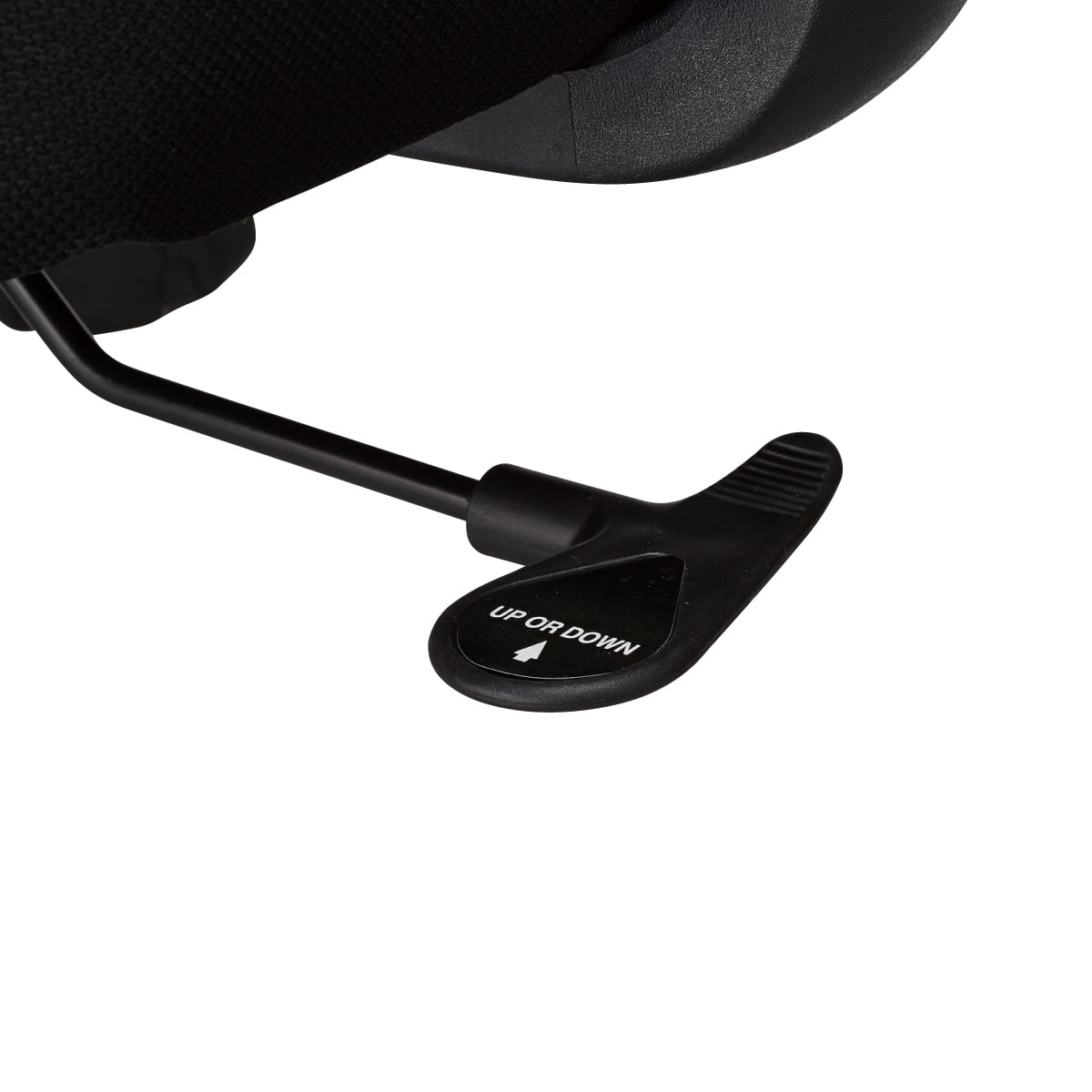Sedia per Ufficio con Schienale Alto, Poggiatesta e Base Cromata Nero - Techly ICA-CT MC020
