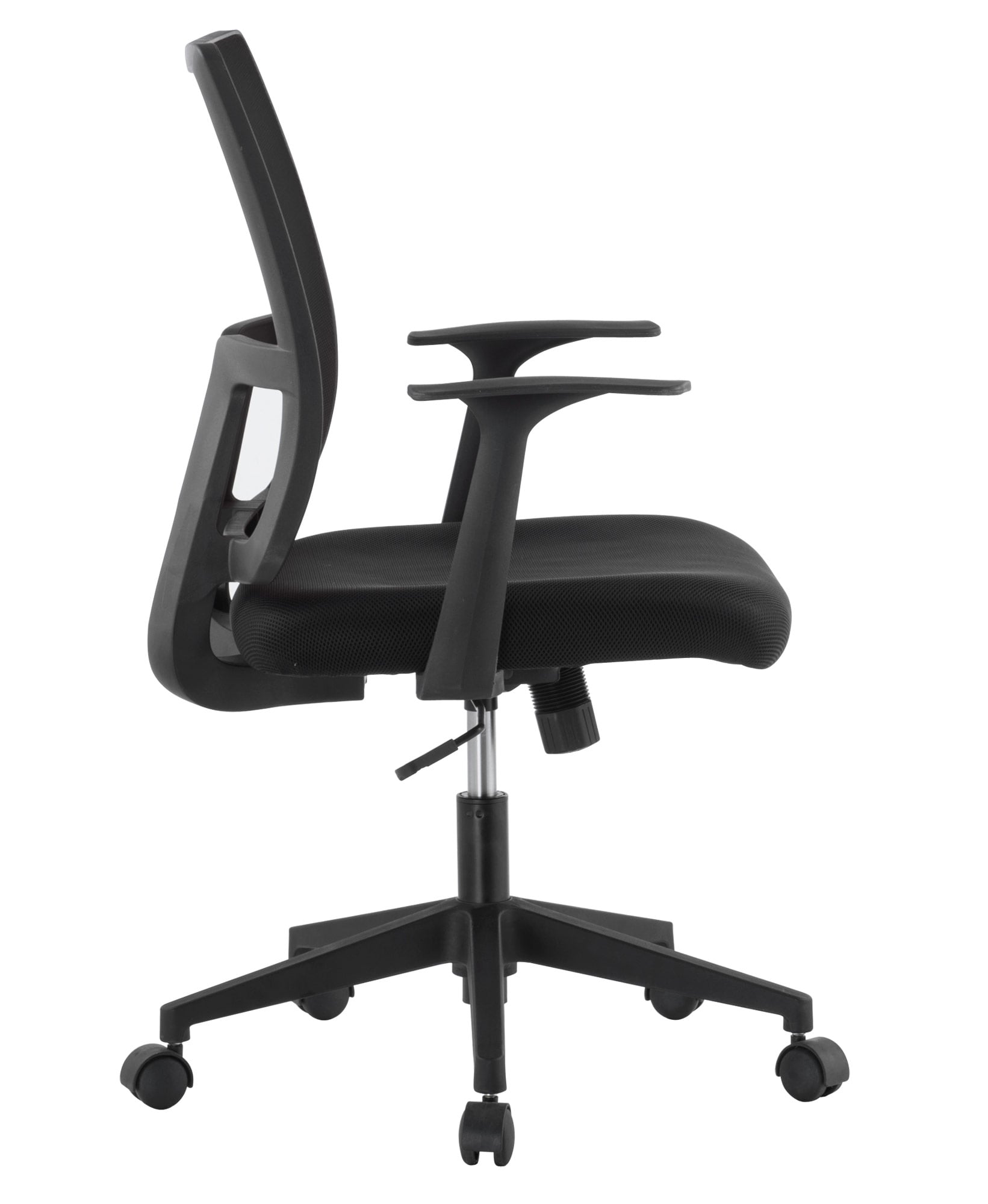 Office chair with upholstered seat and backrest on the net - Techly ICA-CT MC 085 BK