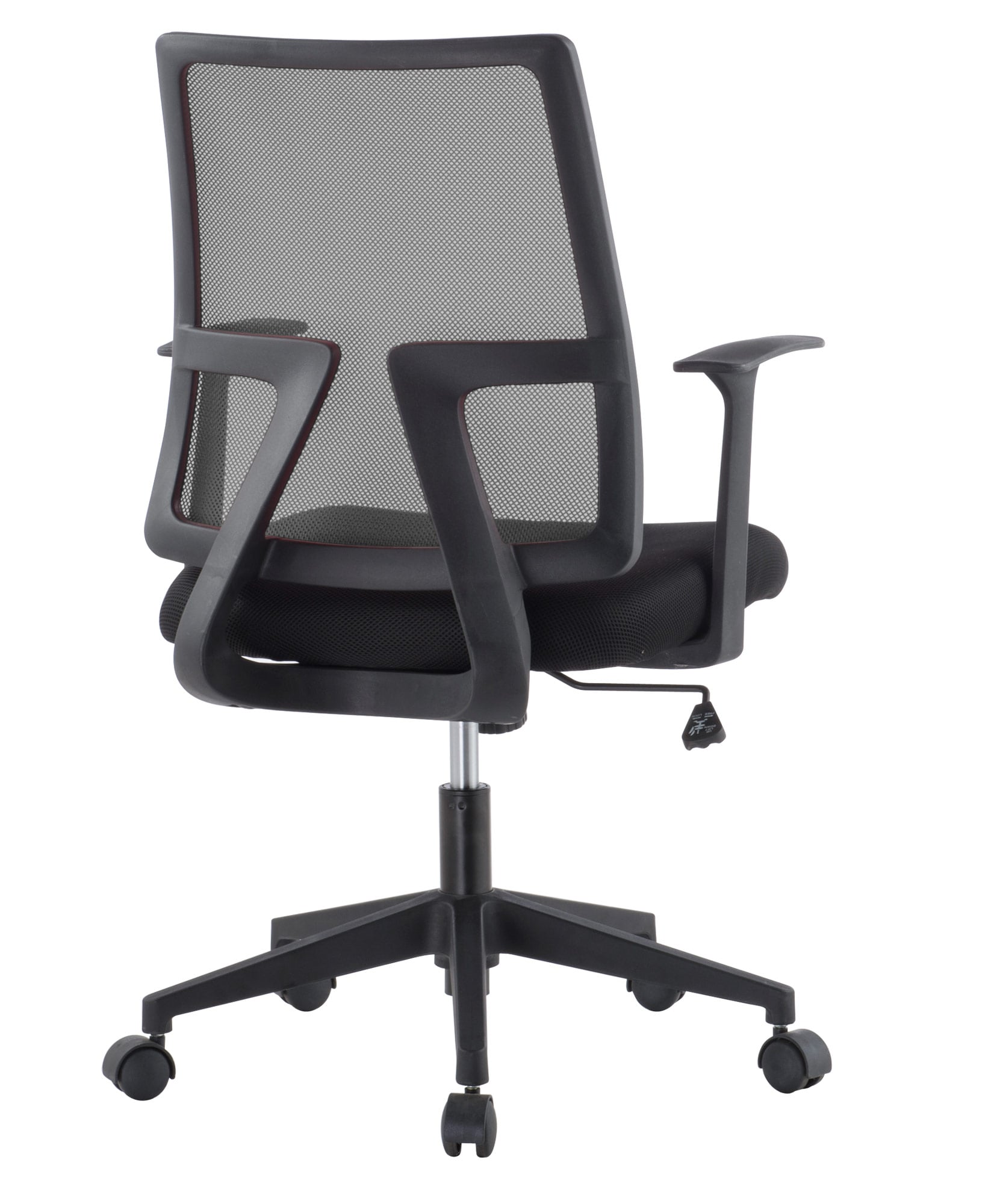 Office chair with upholstered seat and backrest on the net - Techly ICA-CT MC 085 BK