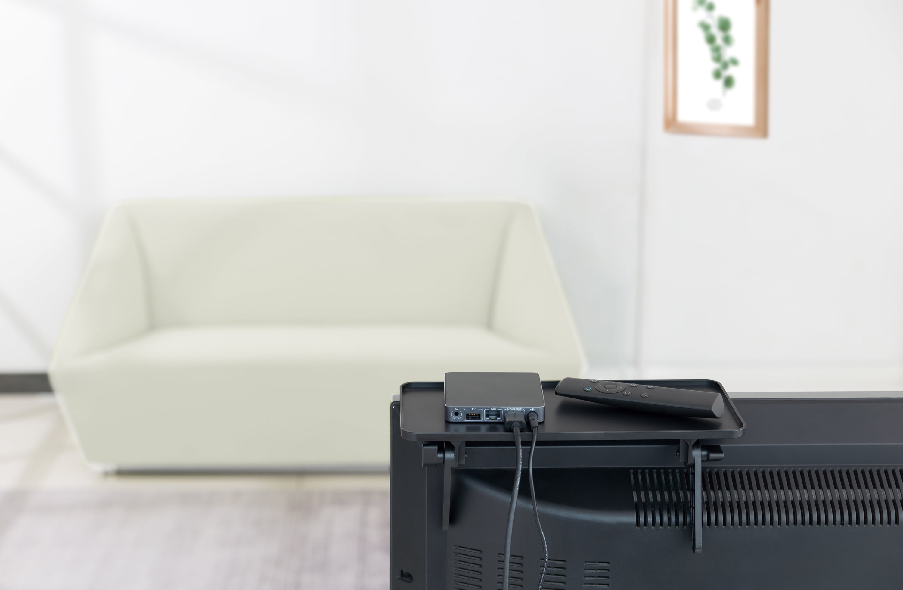 Mensola per decoder e telecomandi per Schermo TV - Techly ICA-DRS 902