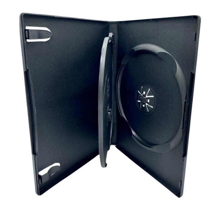 Custodia Tripla DVD con Vassoio Oscillante - Manhattan ICA-DVD-2130F