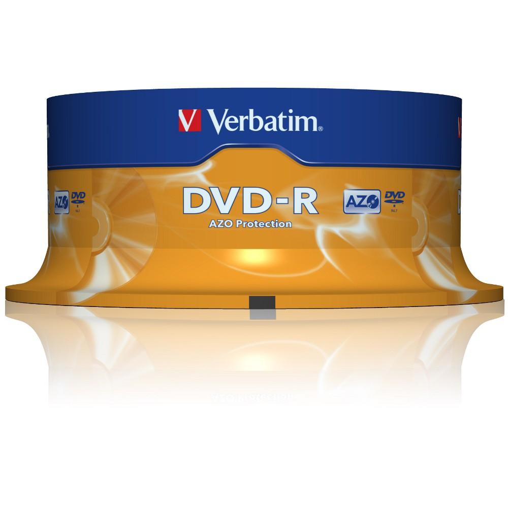 Campana 25 DVD-R Matt Silver 4.7GB - Verbatim ICA-DVD-MENO25