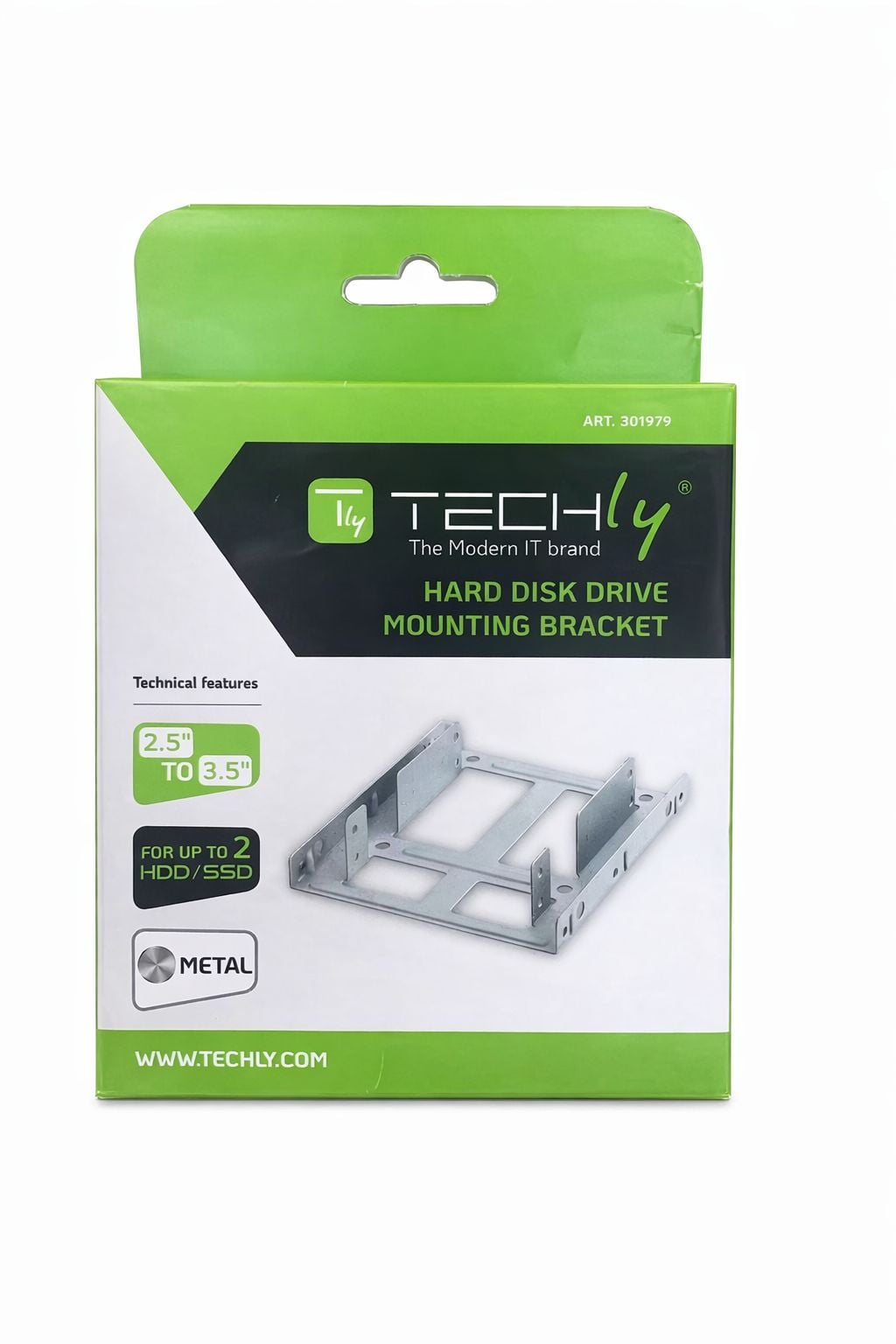 Kit di Montaggio per HDD da 2.5'' su Alloggio da 3.5'' - Techly ICA-FF 3-143