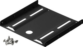 Mounting Kit for HDD/SSD from 2,5" in Bay from 3,5" Black - Goobay ICA-FF 3-144
