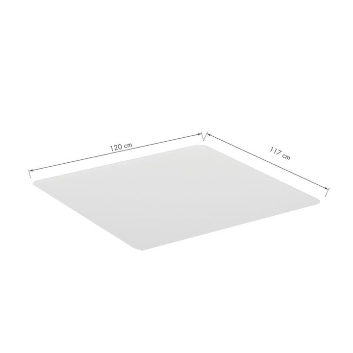 Floor Protection Mat, PVC, Transparent, 117x120 cm - Logilink ICA-FLP 11712