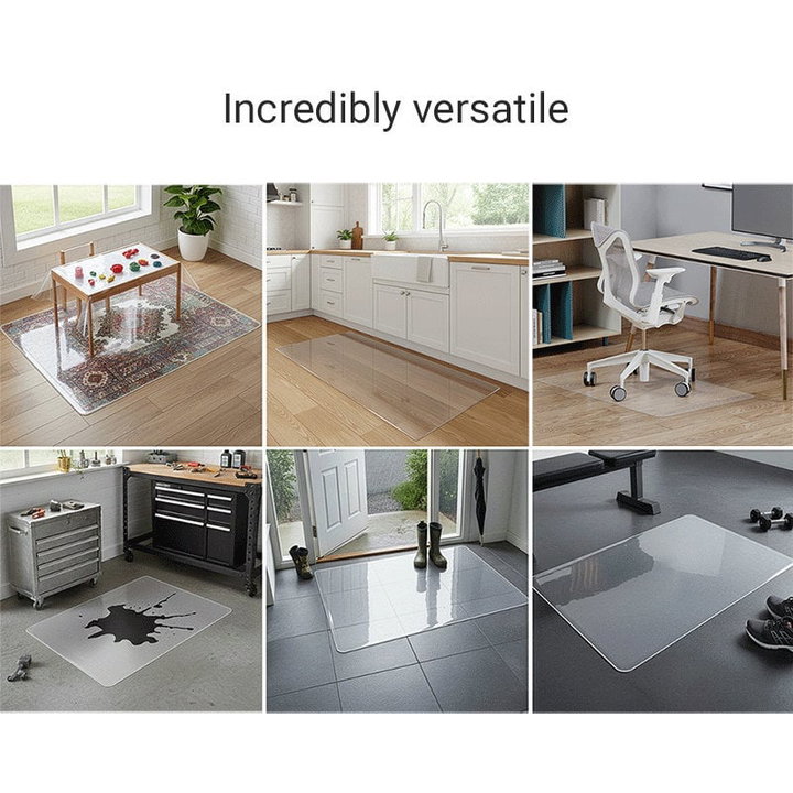 Floor Protection Mat, PVC, Transparent, 117x200 cm - Logilink ICA-FLP 11720