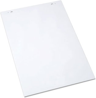 Blocco 25 Fogli Ricambio per Lavagna Flipchart 57x82 cm - Techly ICA-FP 25R