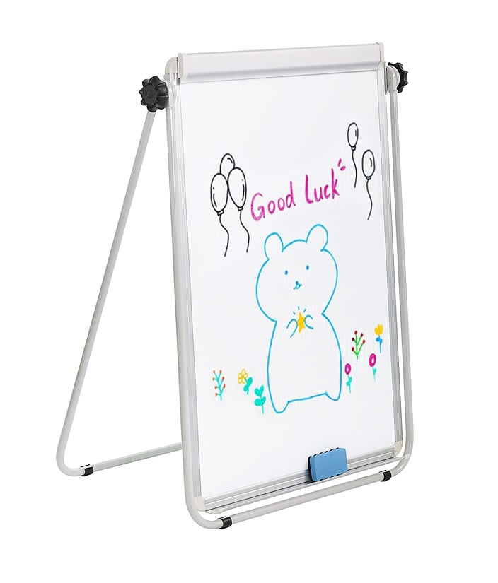 70 x 100 cm portable flipchart magnetic board with support - Techly ICA-FP 6670