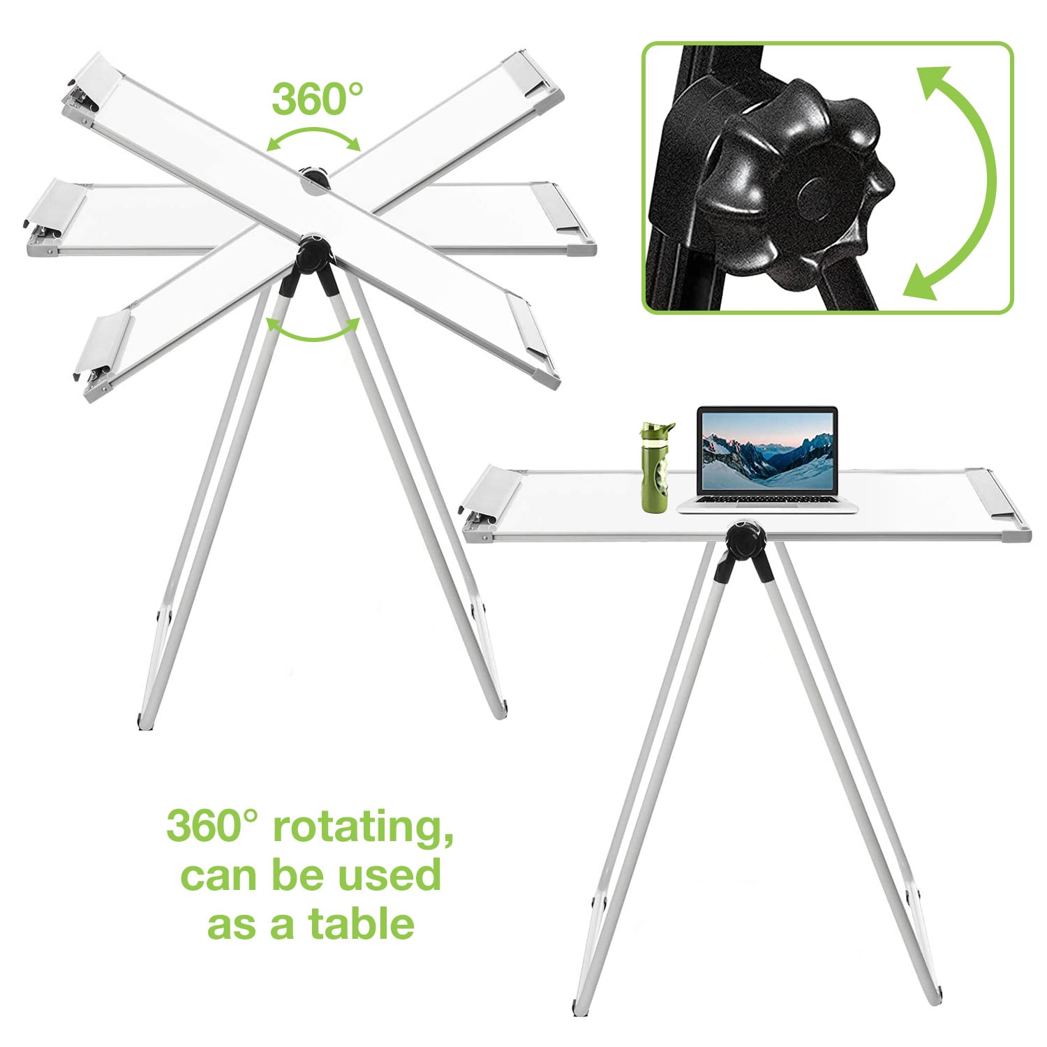 70 x 100 cm portable flipchart magnetic board with support - Techly ICA-FP 6670