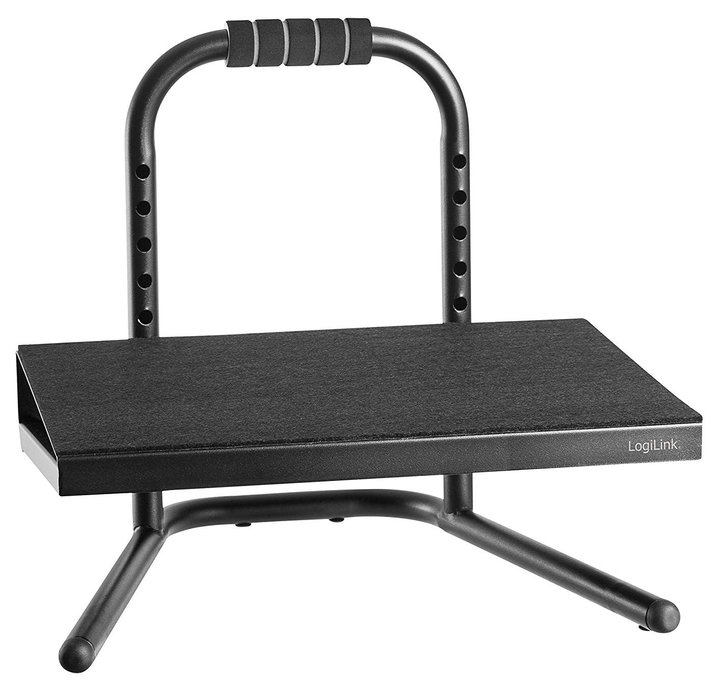 Non-slip Adjustable Footrest Black - Logilink ICA-FR 7