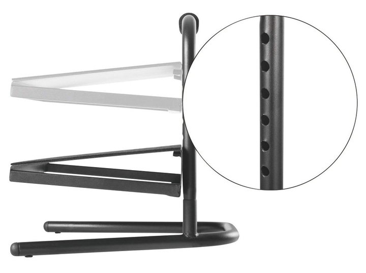 Non-slip Adjustable Footrest Black - Logilink ICA-FR 7