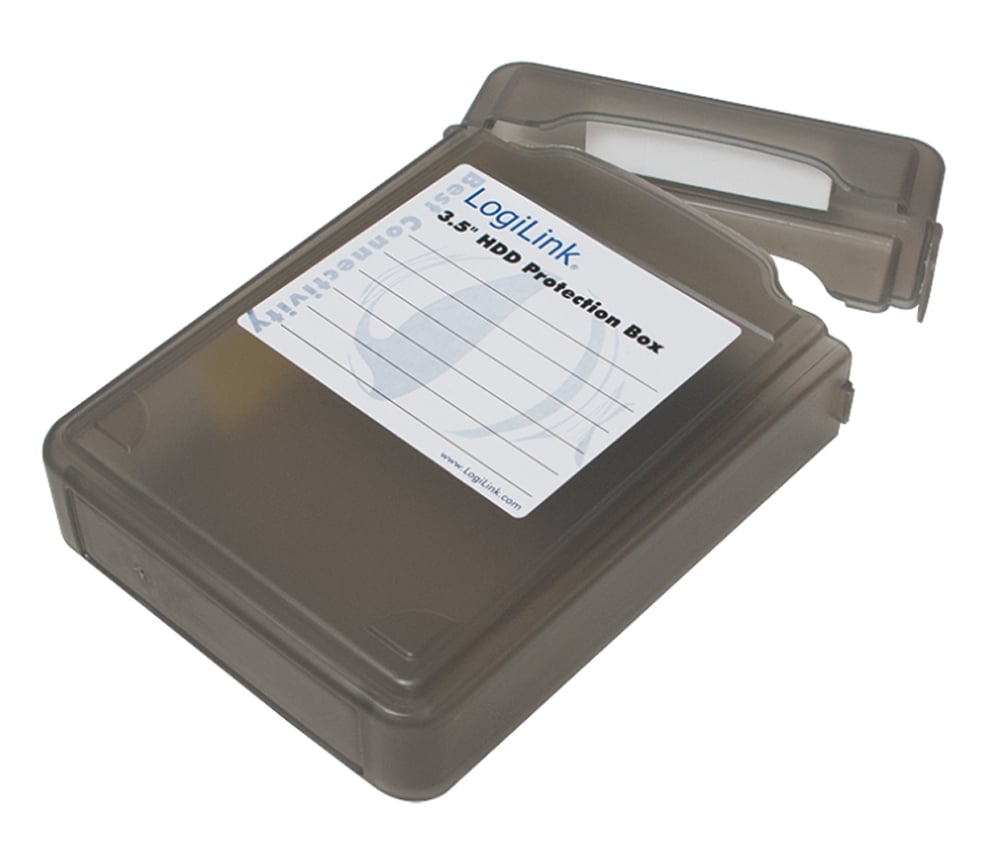 3,5 HDD Protection Box " Transparent Black - Logilink ICA-HD 35 BKL