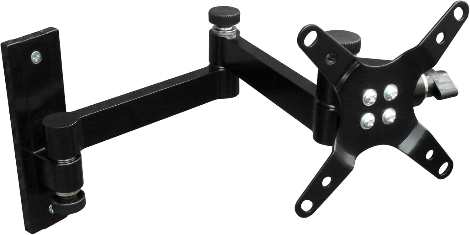 Supporto a muro per TV LED LCD 13-30'' inclinabile 3 snodi nero - Techly ICA-LCD 104BK