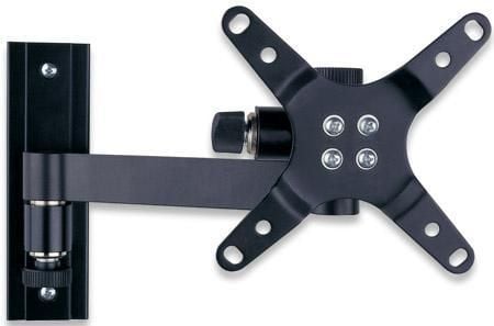Supporto a muro per TV LED LCD 13-30'' inclinabile 2 snodi nero - Techly ICA-LCD 105BK